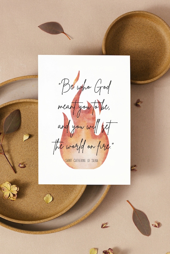 Catholic Confirmation Card with Saint Quote | Printable | Digital Download Congratulations Gift