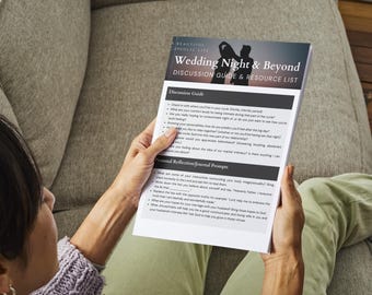 Catholic Wedding Night Preparation Guide | Printable Discussion Resource List for Engaged Couples