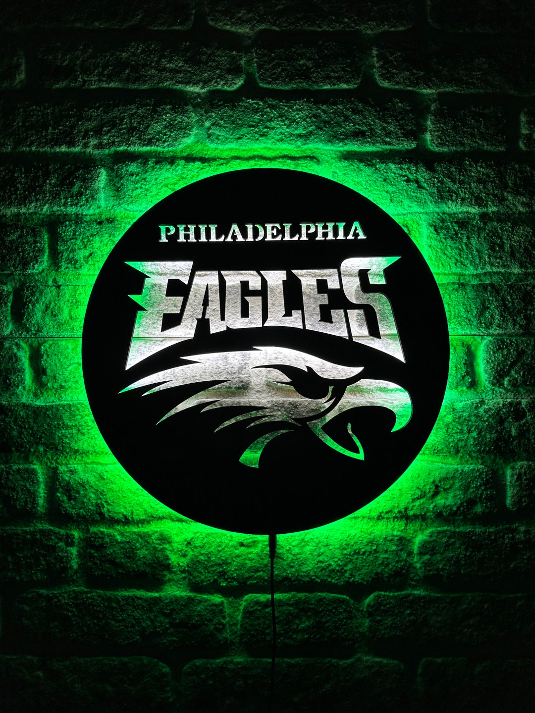 Philadelphia Eagles Led Sign, Philadelphia Eagles Wall Art, Eagles Led