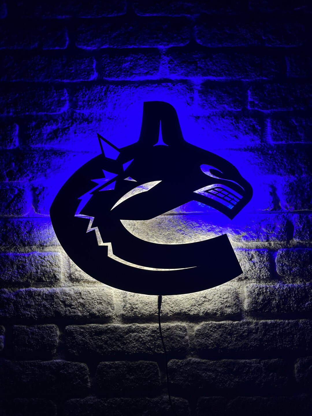 Vancouver Canucks Led Sign, Vancouver Canucks Wall Art , Vancouver