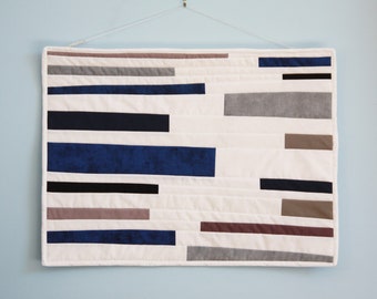 Modern Quilted Wall Hanging