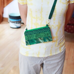 Forest Green Clip-on Hip Bag | Crossbody | Zipper Pouches for Your Phone, Credit Cards, Etc.