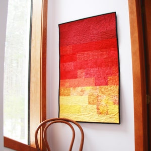Sunrise Quilted Wall Hanging
