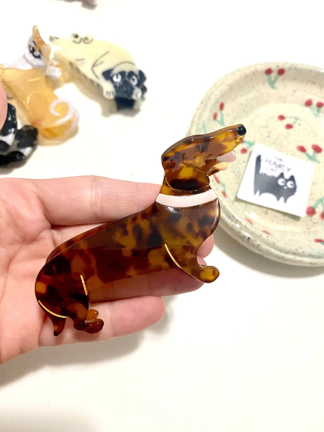 dachshund tie clip