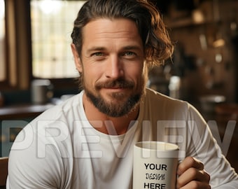 Mug Mockup, Blank mug, Mock ups, Coffee Mug Mock up, Mug Mockups, Pod Ceramic Cup, White Cup Mock Up 11 Oz with Blank Smart Object