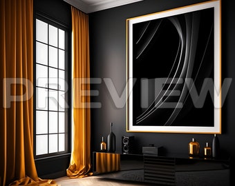 10 Ultra Modern Room Frame Mock Ups / Modern Mock Up / Frame Mock up Bundle / Interior Stock Photo / Template Frame Art /PSD