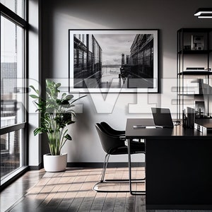 10 Frame Mock Ups / Modern Office Style / Frame Mock up Bundle / Photograph Styled Stock Photo / Template Frame Art /Digital Download