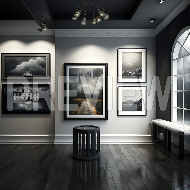 Art Gallery Frame Mockup / Photo Gallery Frame Mockup/ Etsy