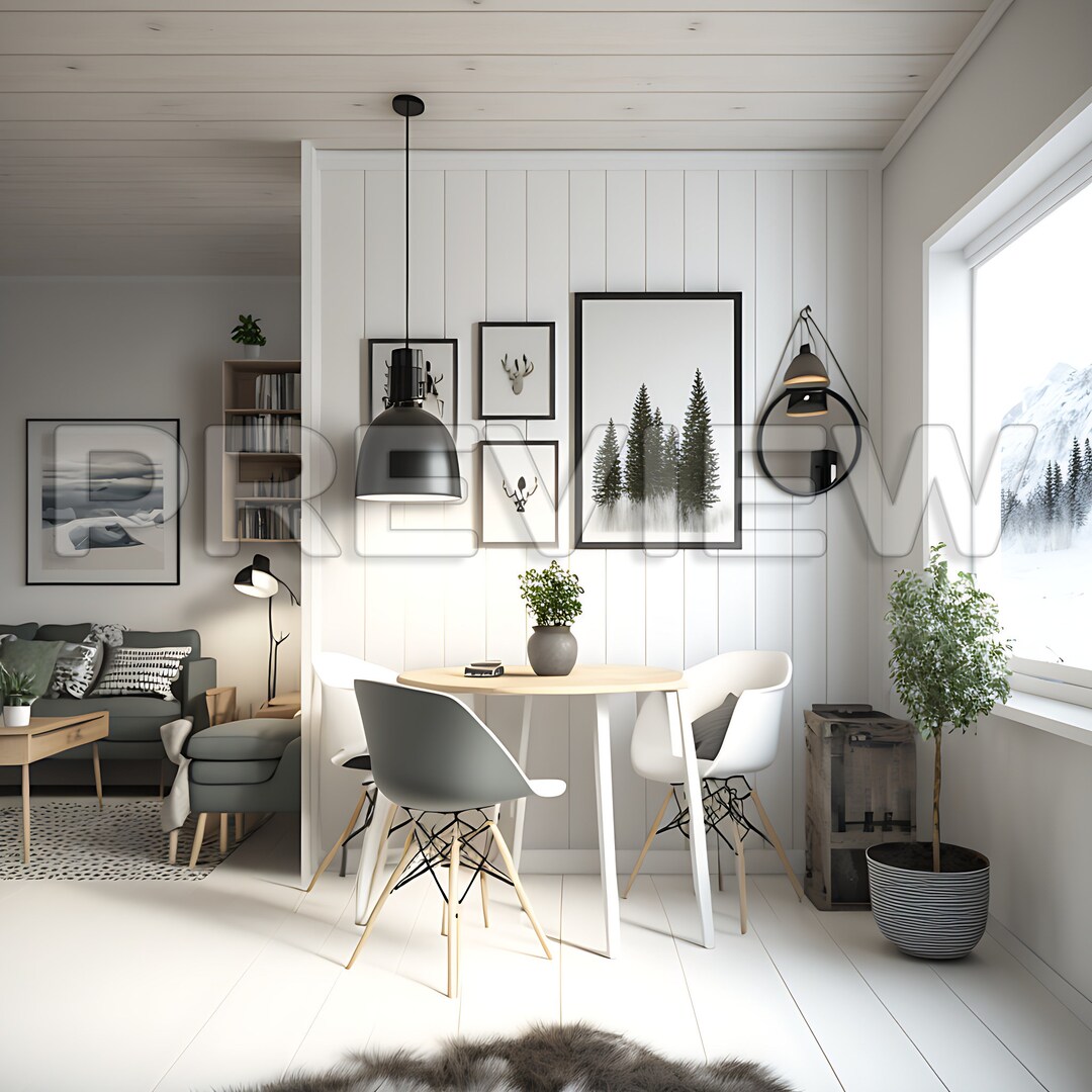 10 Cozy Scandinavian Style Interior Frame Mock Ups / Scandinavian Cozy ...
