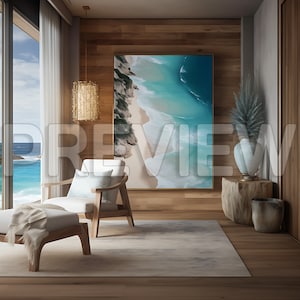 10 Beach House Frame Mock Up  / Beach House Mockup / Coastal House Frame Mockup Bundle / Stock Photo / Bundle Sale / Template Frame Art /PSD
