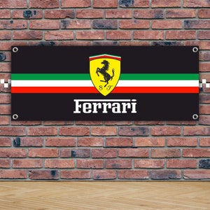 F1 Racing Track Retro Banner Flag Poster Wall Art Decoration Ad Vintage Sign Motor Car Competition Man Cave Garage Pub Club Bar - Flags