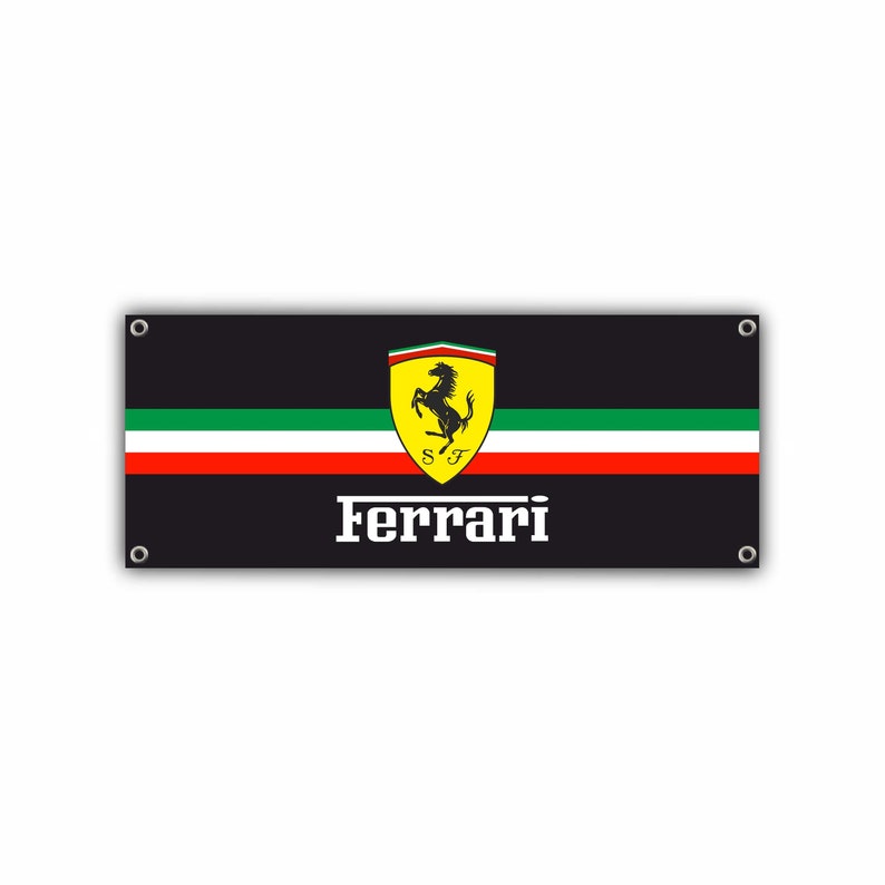 Ferrari Banner Vinyl Garage Signoffice or Showroom Flag - Etsy