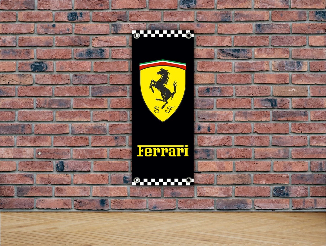 Ferrari Banner Vinyl Garage Signoffice or Showroom Flag - Etsy