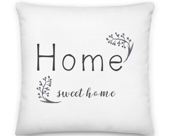 Home sweet home decorative pillow