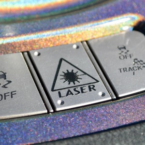 Includes two, LASER blank button decal sticker for Scion FRS, Subaru BRZ, Toyota 86 and GR86!