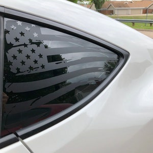 American flag Fits Toyota 86, Subaru BRZ, and Scion FRS rear quarter window decal sticker. Fits 2013 2014 2015 2016 2017 2018 2019 2020 2021