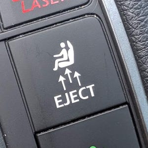 Incluye 2 pegatinas EJECT para botones en blanco de Honda Civic. ¡También compatible con otros coches!
