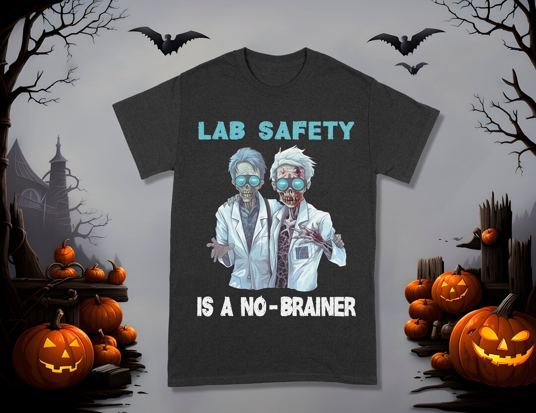 Lab Safety is a Nobrainer Lab Safety Zombies Where Brains Etsy