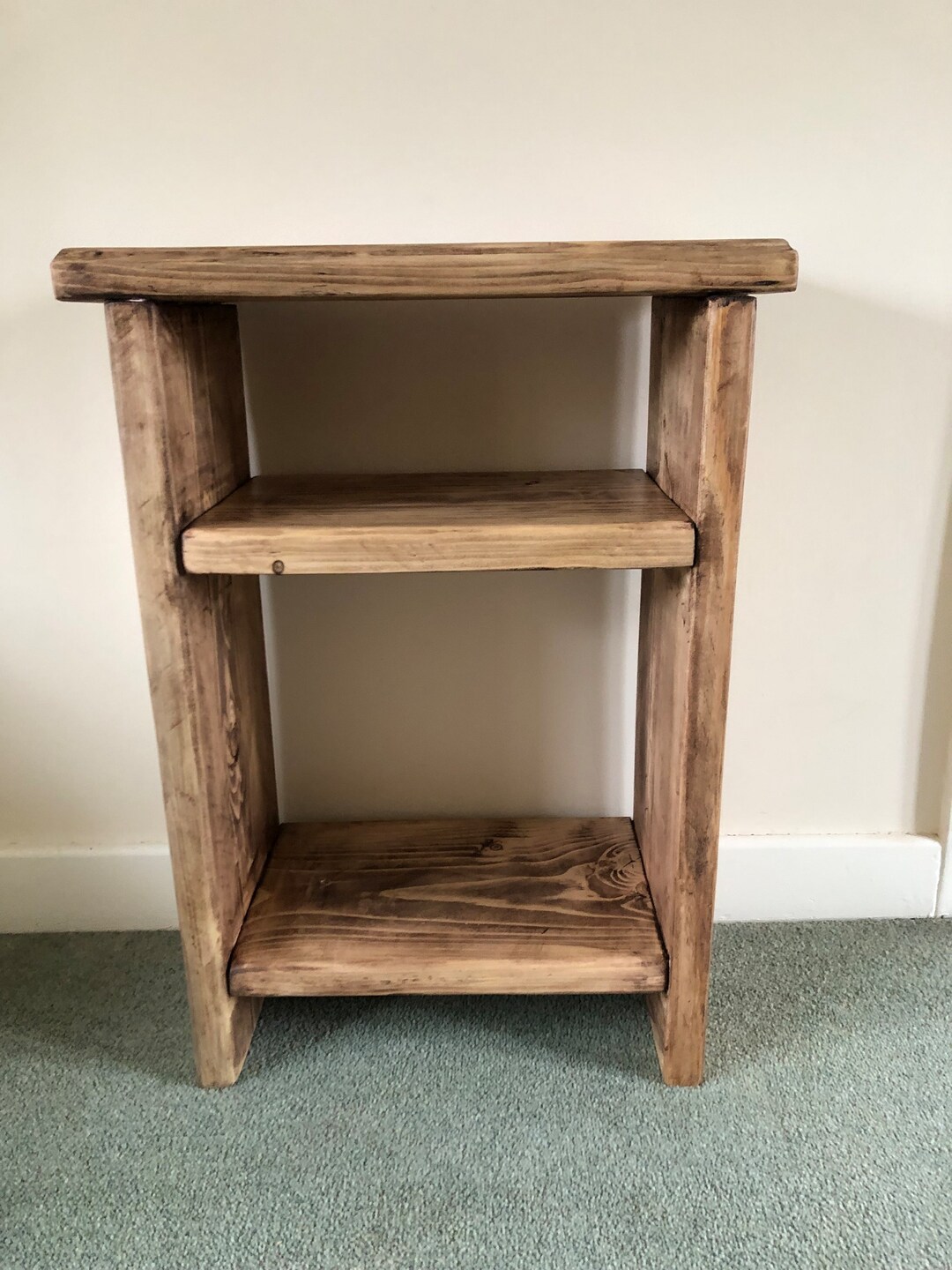Handmade Bedside Table From Reclaimed Wood Etsy UK
