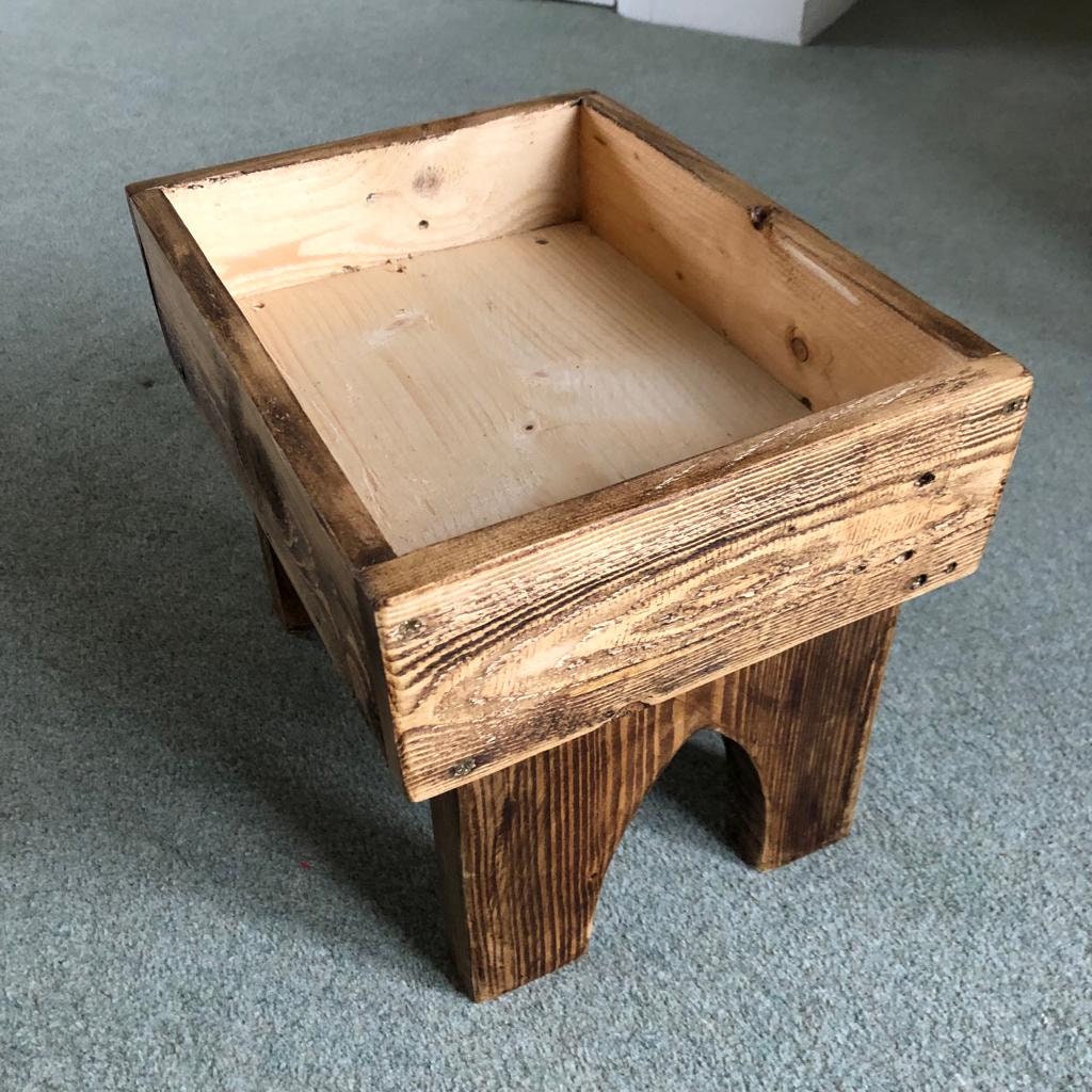 Handmade Rustic Foot Stool Made From Reclaimed Wood Unique Gift Idea for Home Etsy UK