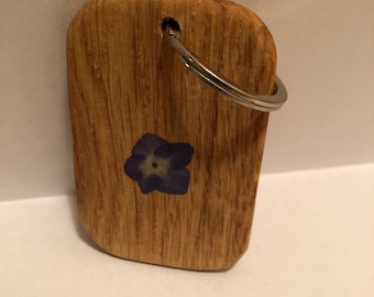 Handmade rustic keychain