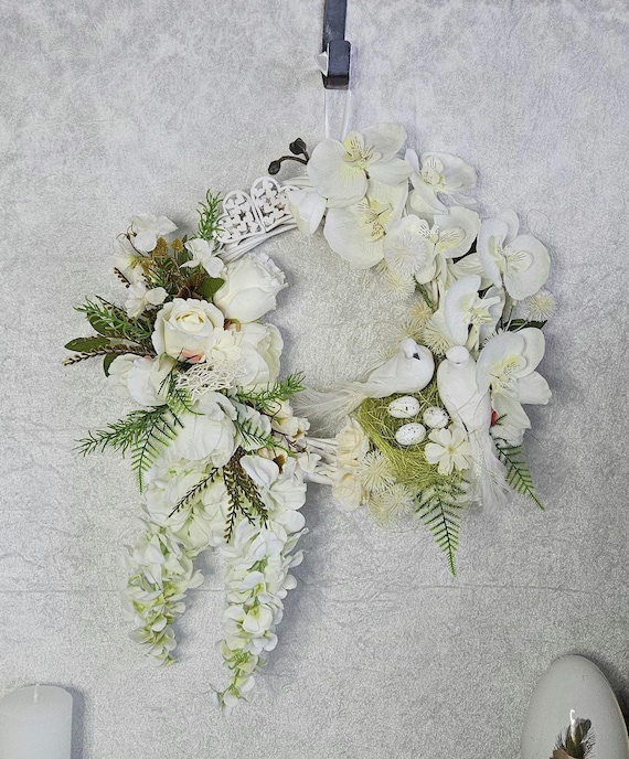 Türkranz, Deko für Tür, Hochzeit Kranz, Türdeko, Türschmuck, Sommerkranz, Kranz, Wanddekoration, Einweihungsgeschenk