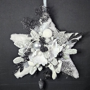 Krans, winterkrans, deurkrans, kerstversiering, adventskrans, kerstkrans, kerstversiering, adventskrans, kerstkrans, ster