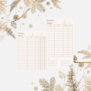 Christmas Gift List & Budget Tracker