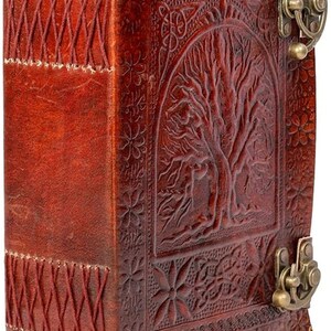 Extra Large 600 Pages Tree of Life Leather Journal Embossed - Etsy