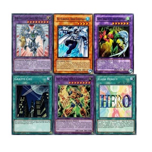 Yu Gi Oh Deck Héros Elémentaire Complet Prêt à Jouer Neuf Français - 49 Cartes