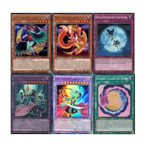 Yu Gi Oh Deck Clair de Lune Complet Prêt à Jouer Neuf Français - 54 Cartes
