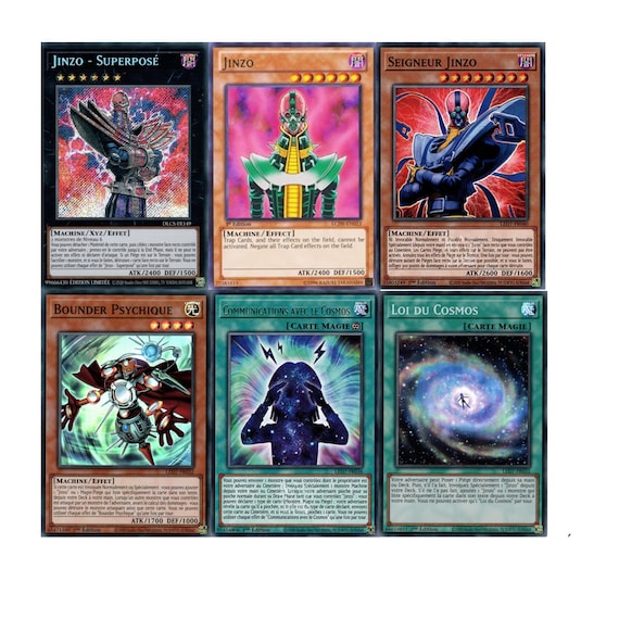 Yu Gi Oh Deck Jinzo Complete Ready to Play New English - 42 Cards