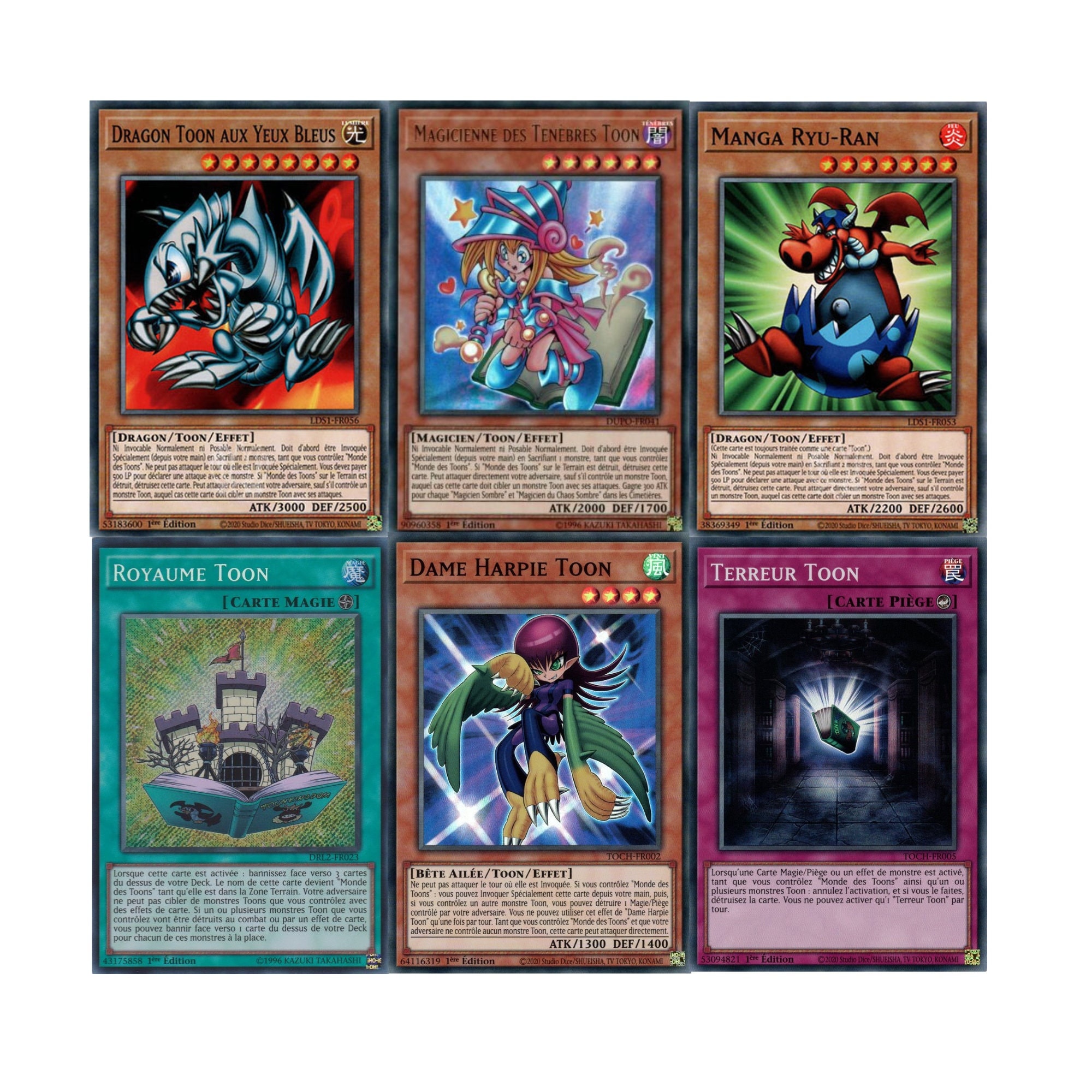 Yu Gi Oh Deck Toon Complete Ready to Play Nine French Blue Eyed White  Dragon - 40 Cards - Etsy
