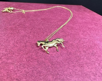 Personalisierte Pferdehalskette, Tiergedenkmalhalskette, Cowgirlpferdehalskette, Reiten/Weihnachtsgeschenk, Geschenk für Pferdeliebhaber
