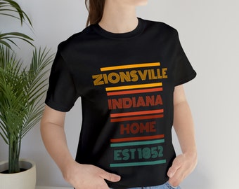 Zionsville, Indiana Unisex Jersey Short Sleeve Tee