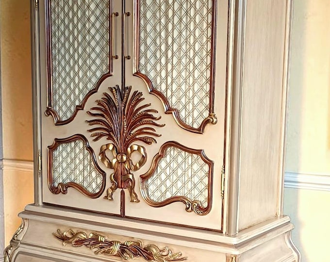 Hollywood Regency Glamorous Armoire