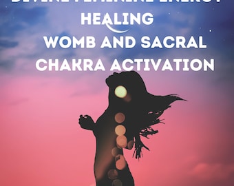 Divine Feminine Energy Session | Womb and Sacral Chakra Activation | Release Stagnant Energy and Reconnect with Your Feminine Power