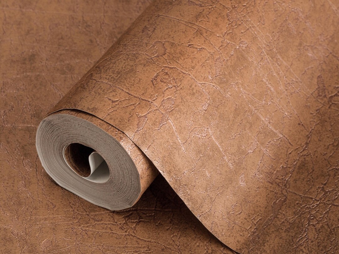 Modern Bronze Brown Marble Wallpaper, 3D Textured Wallpaper, Decorative