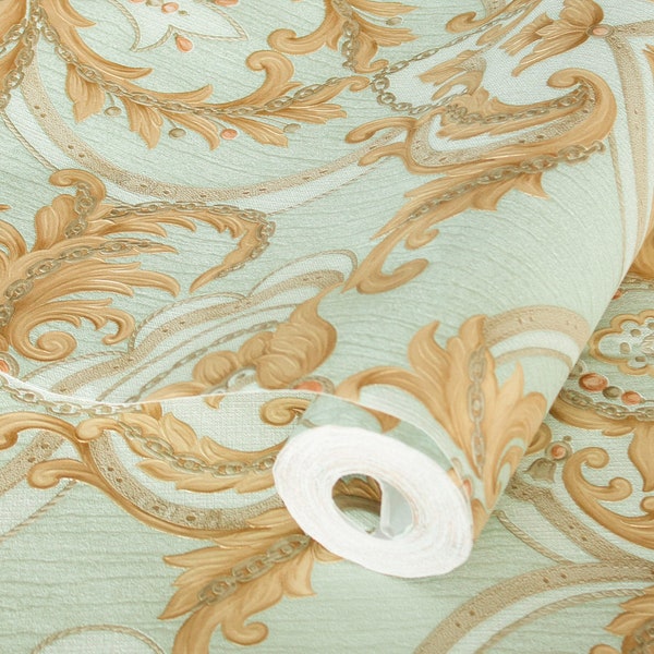 Textured Light Gold Wallpaper Etsy