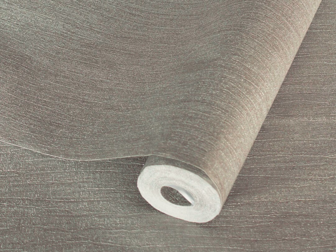 Solid Dark Gray Embossed Wallpaper Textured Grasscloth Etsy