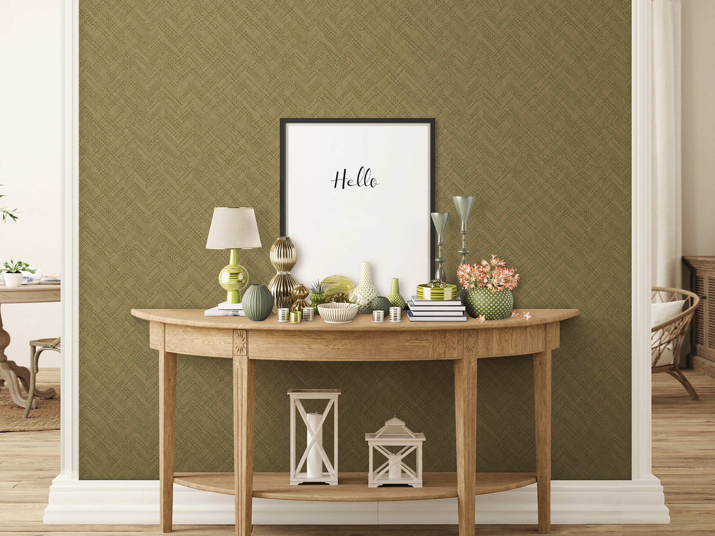 Modern Minimalistic Gold Wallpaper 3D Textured Wallpaper - Etsy
