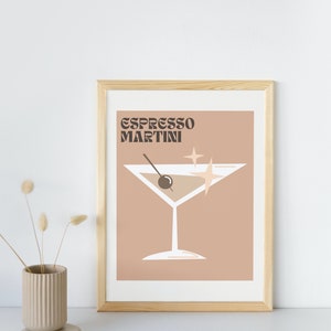 Espresso Martini Print | Kitchen Print | Cocktail Print | Cocktail Lover | Kitchen Decor | Cocktails | Digital Download | Digital Print