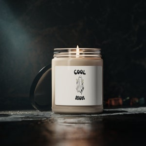 Vela perfumada de soja, 9oz Cool Mom - Halloween - Decoración del hogar - Regalo