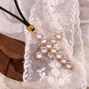 Non-Tarnish Gold Cross Necklace