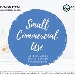 Small Commercial Use License