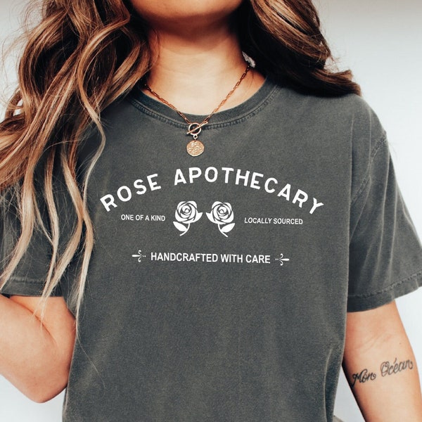 Rose Apothecary Shirt, Rosebud Motel T-shirt, Schitt Creek Tee,  Rose Shirt, Moira Rose Shirt, David Rose Shirt P-280