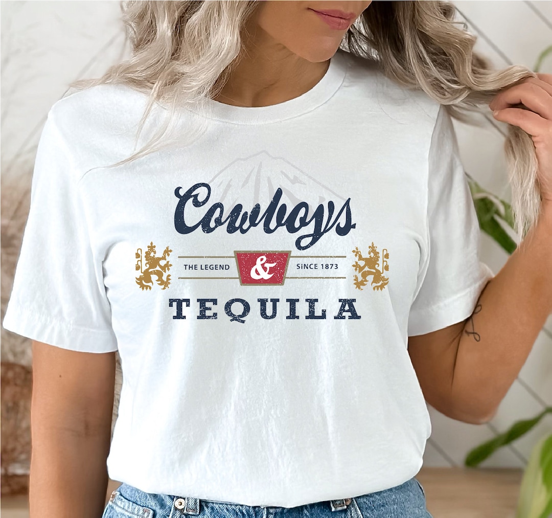 Cowboys and Tequila Shirt, Cowboy and Tequila Comfort Colors Shirt