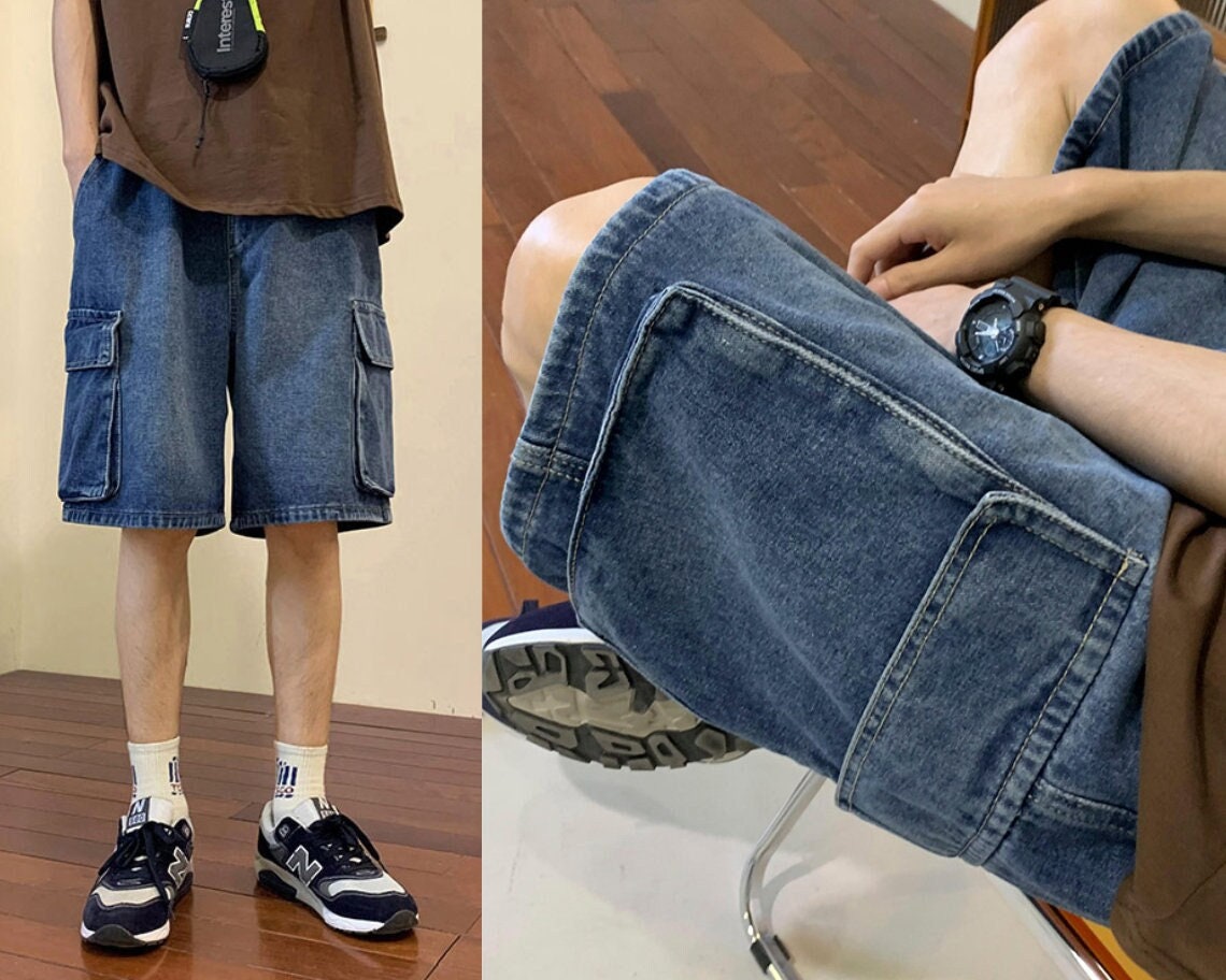 Denim Shorts / Jorts With Cargo Pockets All Colors and Sizes