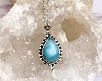 Larimar Pendant, the Stone of the Sea. The ocean in you