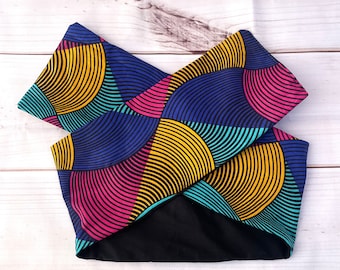 Turbante colorido de algodón: Estilo y Comodidad